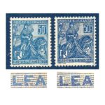 Les timbres poste de collection avec variétés