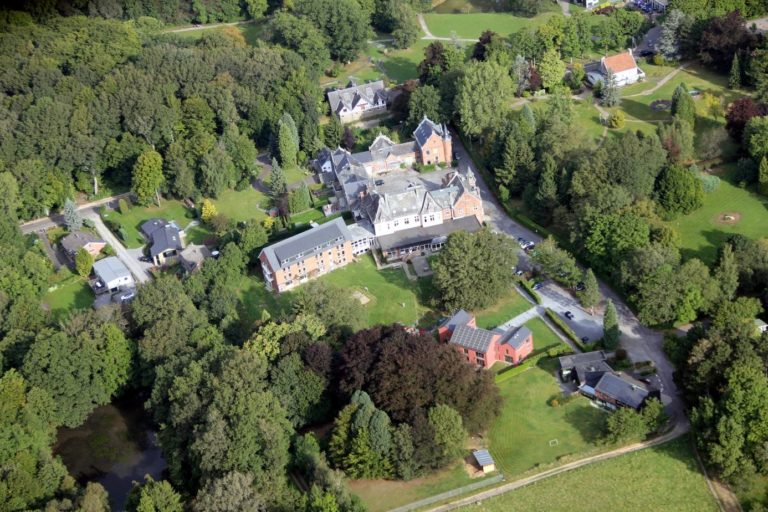 Château Roseraie à Spa - vue aérienne