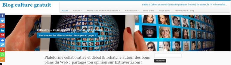 Extraverti.com : le blog ouvert au débat